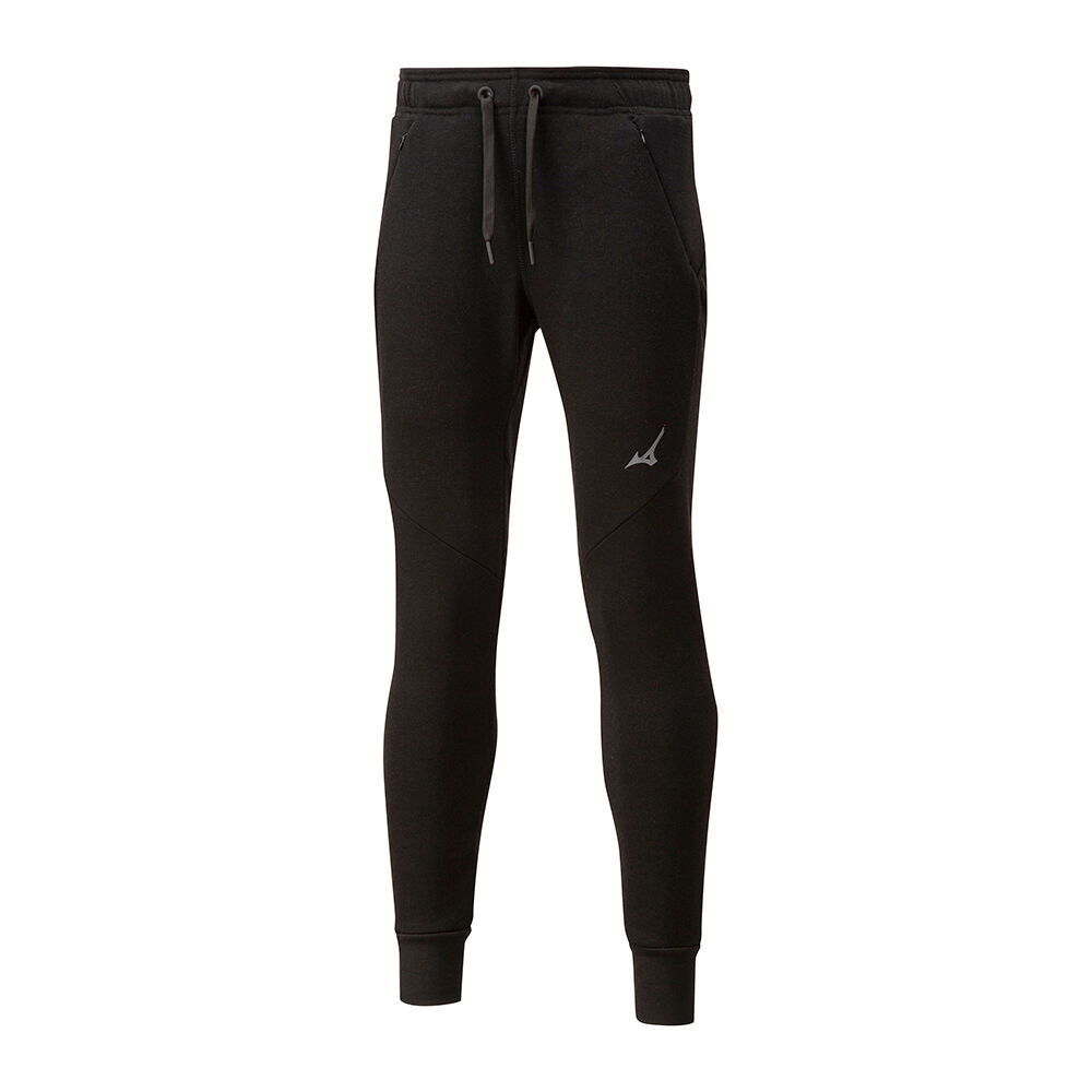 Damske Tepláky Mizuno Athletic Rib Čierne Vypredaj WRDU58731
